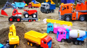 小卡车和挖掘机玩具