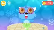 【葵花籽】宝宝巴士蓝猫和雪花冰沙游戏