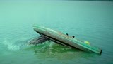 巨鳄推翻游览船 乘客掉入西湖！