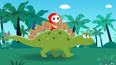 恐龙歌冒险动画认知恐龙