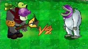 植物大战僵尸2【游戏】巨人僵尸与植物合体大战雪人食人花!