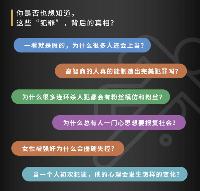 近距离接触凶手的犯罪心理;识人辨人,识别15 种危险人物,避开潜在风险