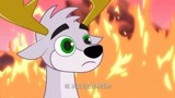 鹿精灵：火墙里突然出现一个怪物，全身冒着火，让人不敢靠近