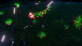 像素大战：人类大战外星像素蜈蚣，漫天都是像素块，太震撼了