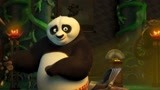 功夫熊猫：阿宝和父亲玩性大发，师父来了都不知道，场面好尴尬！