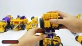 儿童变形金刚玩具 组装工程车机器人玩具