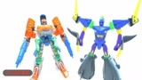 儿童变形金刚玩具 组装变形机器人声纳潜水员-鲨鱼！