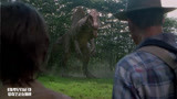 侏罗纪公园3：一家人正在团聚，谁知凶猛的棘龙出现！太吓人了