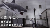 鲨鱼被龙卷风带飞，从天而降攻击人类，灾难电影《鲨卷风》（下）