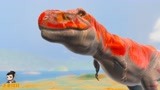 侏罗纪世界恐龙争霸：霸王龙独战三只角龙，看霸王龙如何绝地反击
