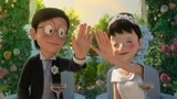 哆啦A梦：大雄给静香戴上了戒指，梦想成真了，太开心了