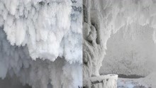 冷空气来袭 黑龙江一小区楼道挂满冰柱成冰洞宛如钟乳石
