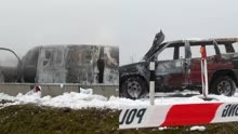 德国两蒙面劫匪持枪高速公路上抢运钞车 劫数百万欧元后烧车逃窜