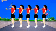 32步广场舞《一路歌唱》节奏动感，舞步简单好看，张冬玲演唱