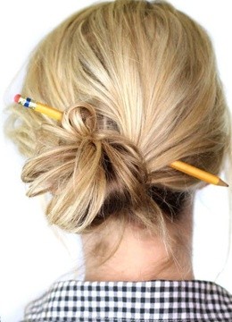 小铅笔也有大用途 达人教你神奇藉助铅笔盘发