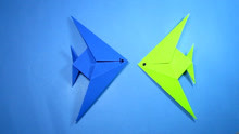 简单的折纸小动物金鱼