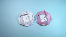 简单的手工折纸山茶花