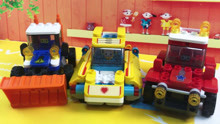 百变布鲁克动画片 积木版变形拼装玩具车
