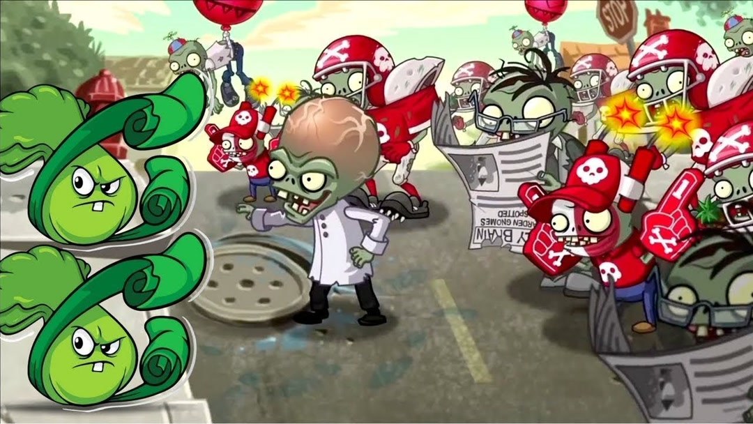 植物大战僵尸搞笑动画片集锦 僵尸博士和大白菜?