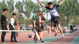 跳远惨变“钻地”现场