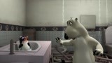 倒霉熊洗澡澡 熊熊修水管的时候一不小心把浴室给拆了