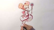 FlowerAngel小花仙马克笔绘画视频