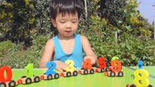 小火车数字车厢玩具视频