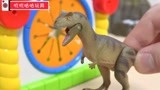 儿童玩具，汽车总动员，闪电麦昆和好朋友卡车，赛车来恐龙公园！