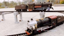 经典怀旧蒸汽机火车模型