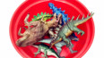 迪迦奥特曼分享超多恐龙玩具霸王龙剑龙等