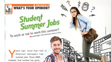STUDENT SUMMER JOBS暑期工作（1）