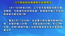 2021年3月17日0时至24时，辽宁新型冠状病毒肺炎疫情情况
