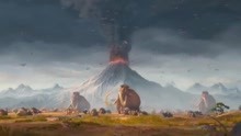 熊出没原始时代：原始时代火山爆发，动物们都开始逃窜