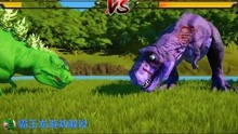侏罗纪恐龙争霸战：战侏罗纪世界演化新的颜色vs超级英雄恐龙大战