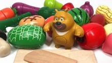 水果蔬菜切切乐 快来和熊二认识一大堆水果蔬菜吧
