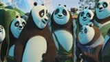 功夫熊猫3：阿宝来到熊猫村，谁知熊猫走路都是用滚的，太可爱