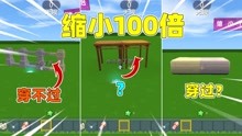 玩家缩小100倍！