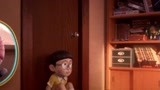 哆啦A梦：哆啦A梦吐槽大雄，结果被大雄关在门外，脸都撞红了！
