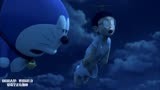 哆啦A梦：真能睡啊，飞在空中都睡着了，裤子都被风吹掉了