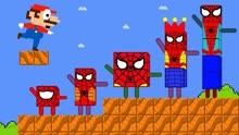 超级玛丽：数字方块变成蜘蛛侠，该怎么办？