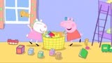 小猪佩奇：猪妈妈让佩奇和苏西去卧室玩，佩奇和苏西在卧室玩玩具