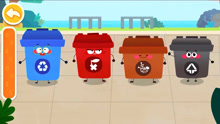 《宝宝巴士亲子游戏》宝宝垃圾回收 学垃圾分类 培养环保意识