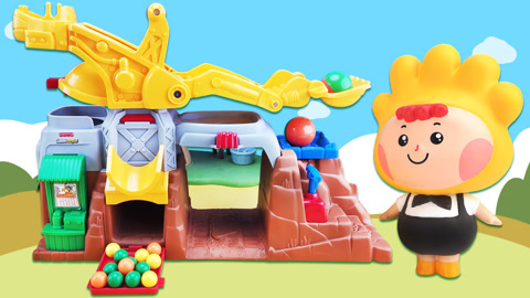 奇奇和悦悦的玩具 糖果扭蛋轨道运输塔玩具