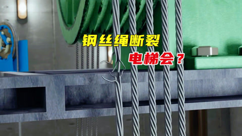 如果电梯的钢丝绳突然断裂,会发生什么?